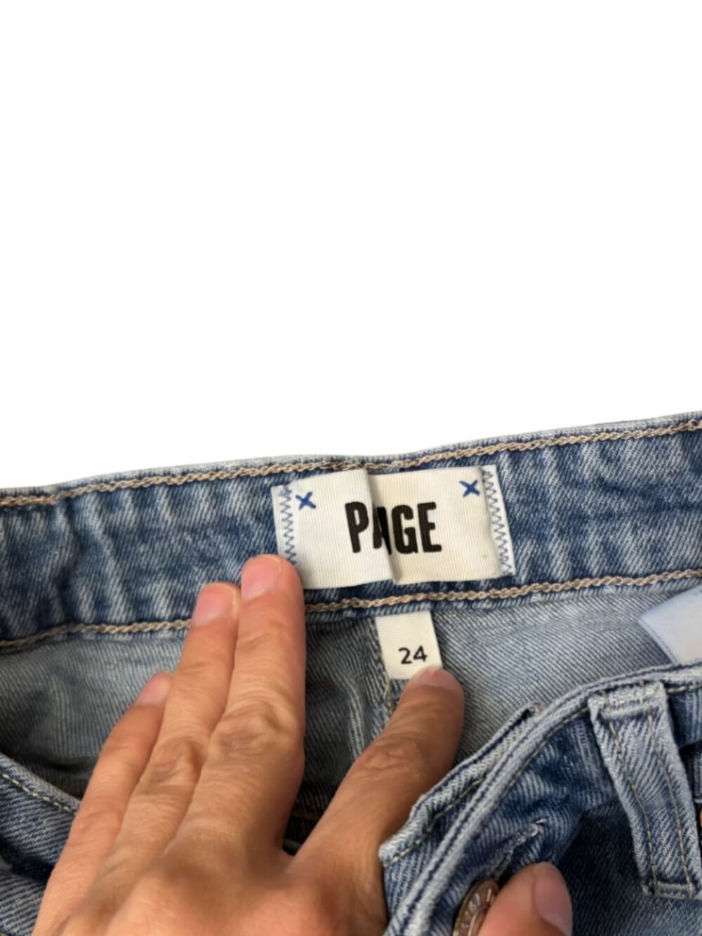Paige Jeans 24 Light Wash ankle crop - Picture 2 of 6